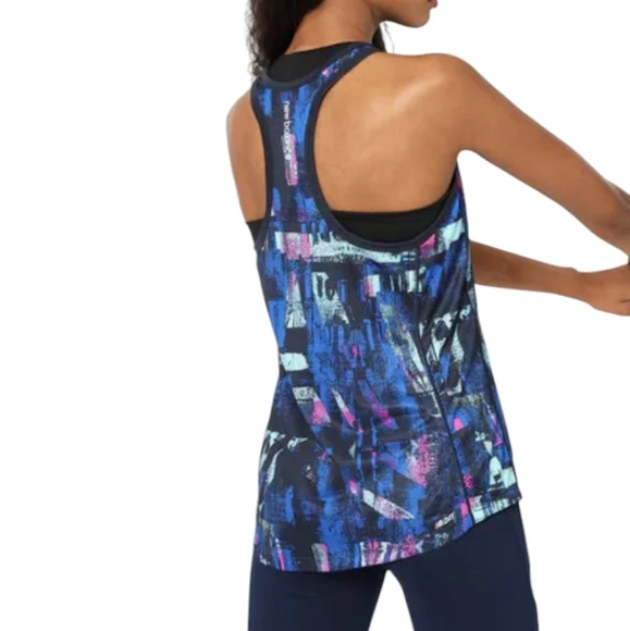 New Balance Printed Racerback Tank M - Picture 3 of 10